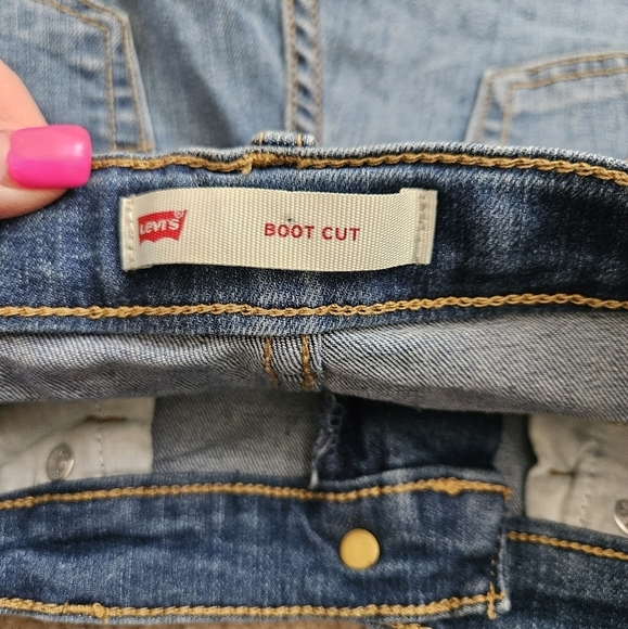 Levis Bootcut Classic Blue Jeans Girls Youth 10R - Picture 8 of 11
